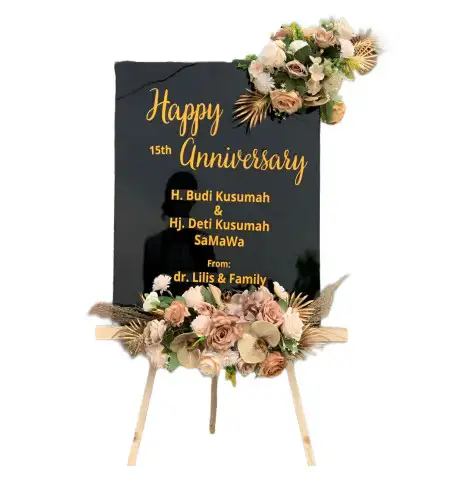 Papan Bunga Akrilik Gunung Tujuh