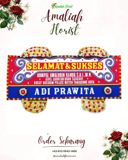 Papan Bunga Ucapan Selamat Gunung Tujuh